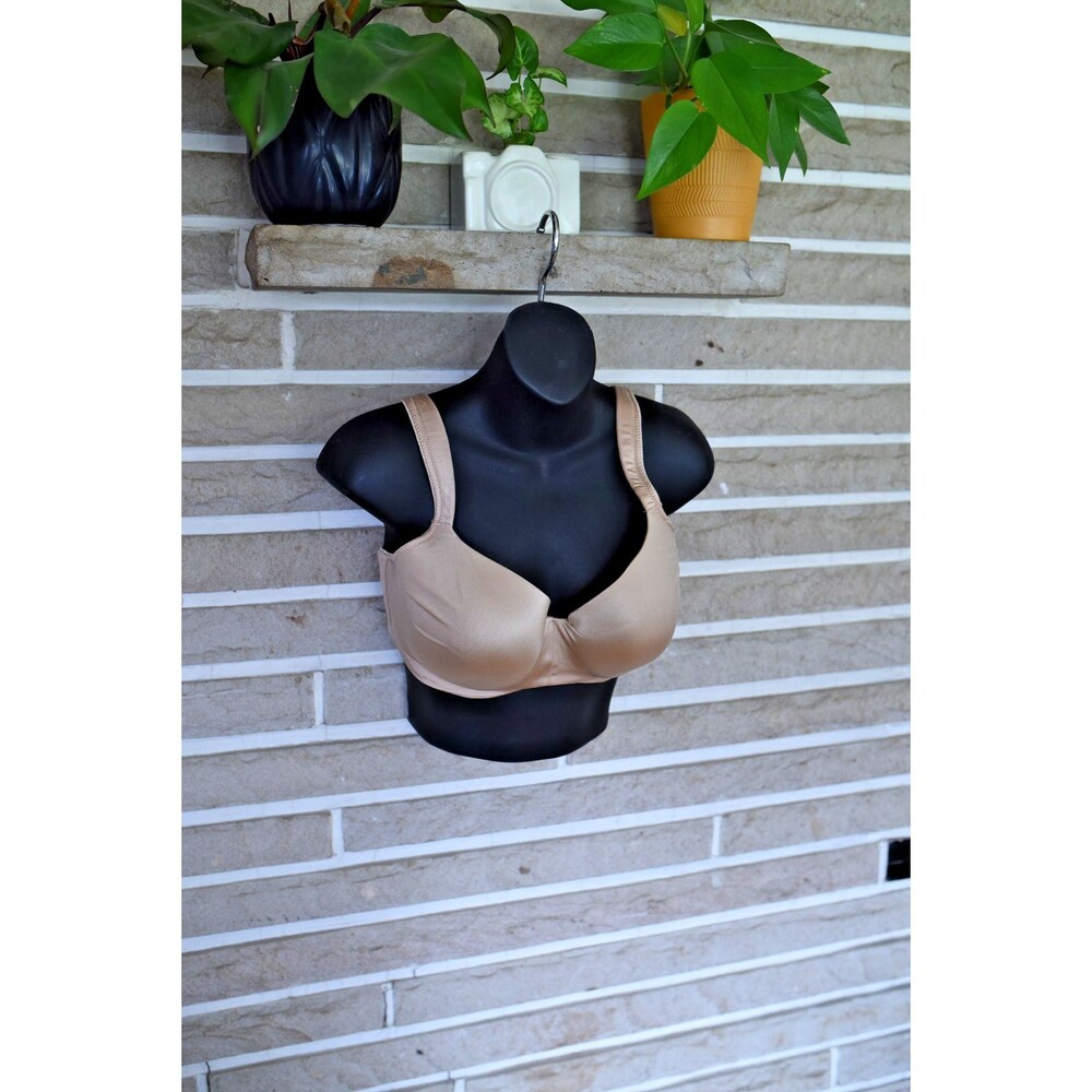 Soma 34DDD Bra Tan Stunning Support Smooth Balconette Underwire Back Closure